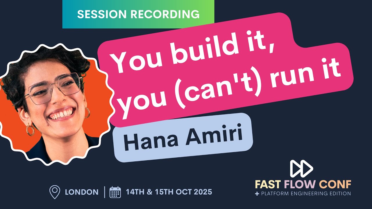 You build it, you (can't) run it