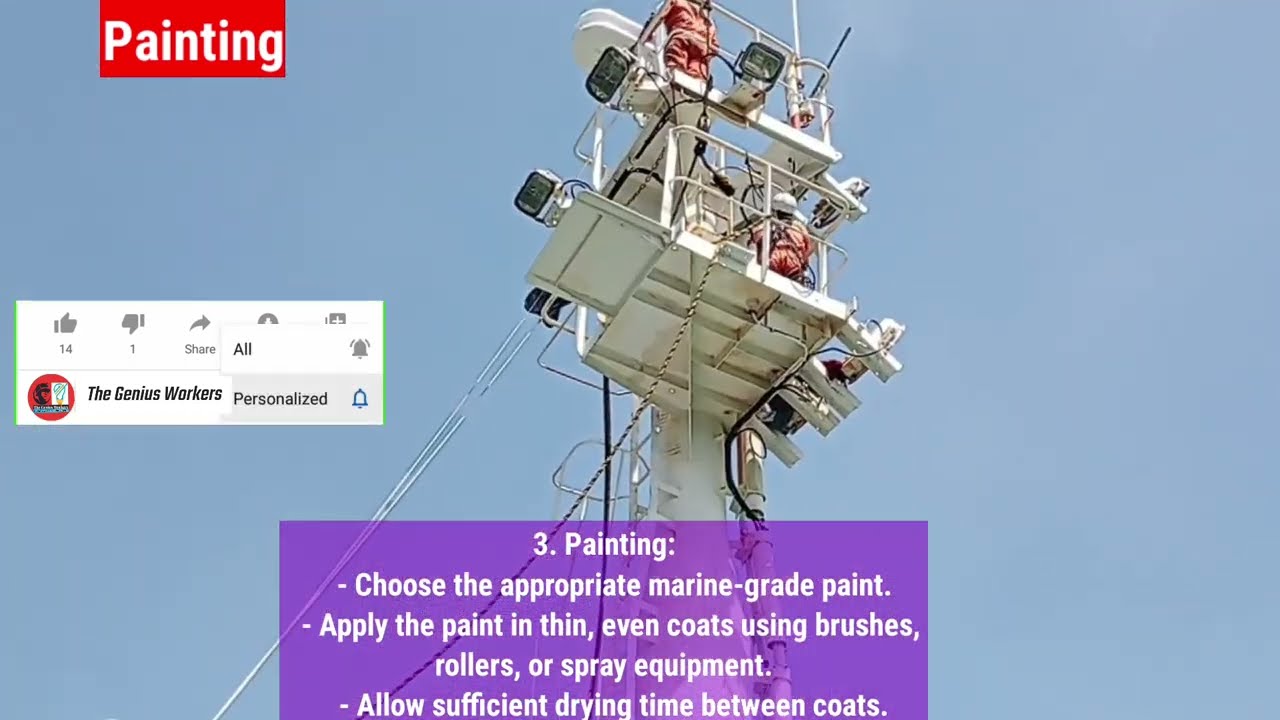 Chipping And Painting In Ship | Chipping Painting Procedure On Ship | Chipping Tools On Ship