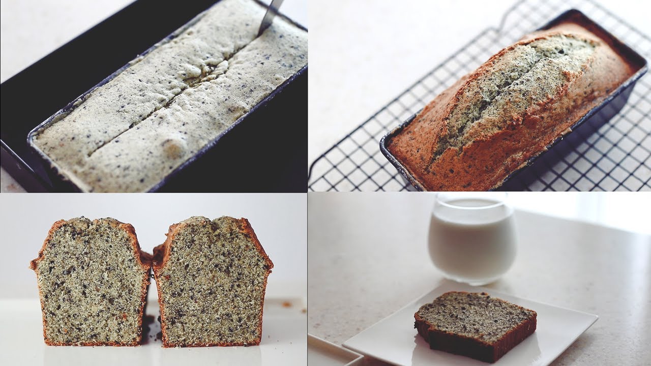 꼬소함의 끝왕판 흑임자 파운드/How to make black sesame pound cake