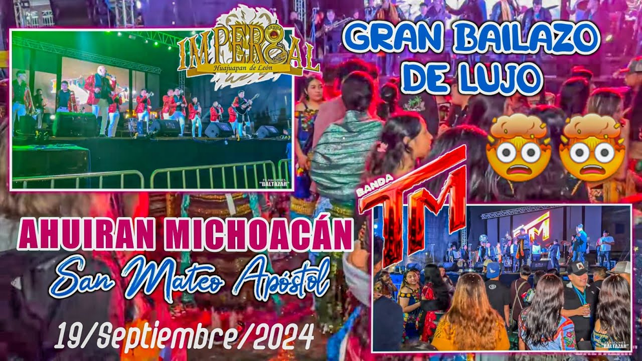 Gran Bailazo Por la Noche Con la Banda TM y Banda Imperial de Huajuapan 😱🔥