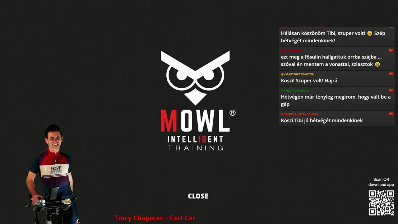 711. ÉLŐ Online SPINNING edzés Tibivel - Intelligent Cycling