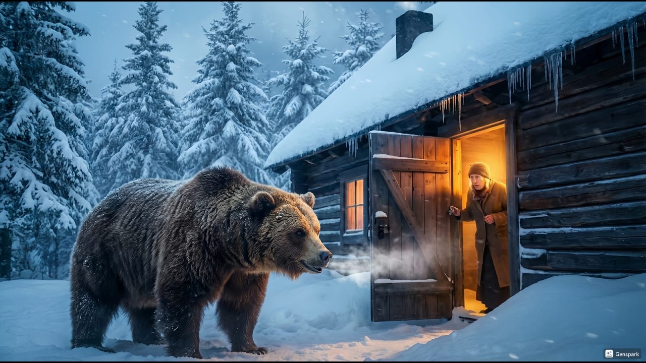 Moose & Calf Froze Outside Her Cabin at −71°C — She Opened the Door