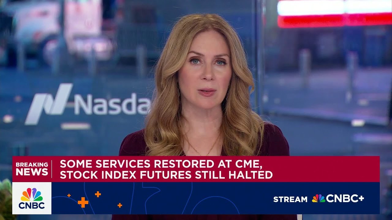 Some services restored at CME, stock index futures still halted