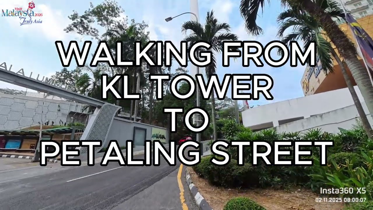 KL Tower to Petaling Street (Chinatown) - Kuala Lumpur Navigation Guide - Streetscout Malaysia