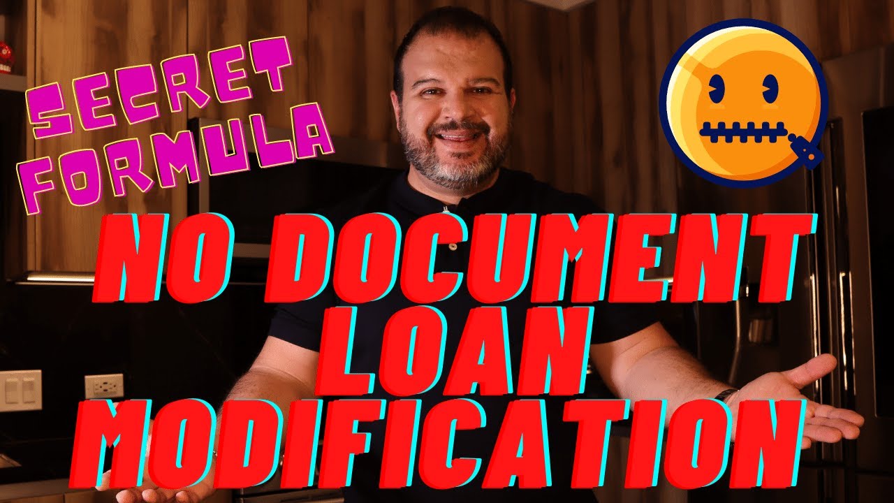 No Document Loan Modification. Flex Loan Modification. Understand Formula When You Get the Offer.