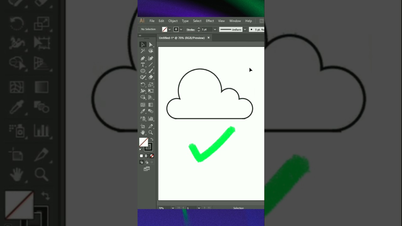 Circle to Cloud Hack: Simplify Your Design Workflow!🎨💡#CloudDesign#DesignHack#GraphicDesign#Tutorial