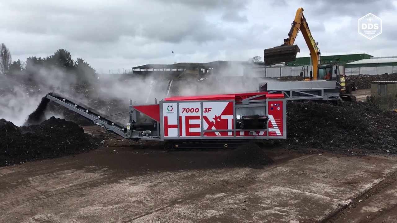 Compost - Ecostar HEXTRA 7000 3F screening compost