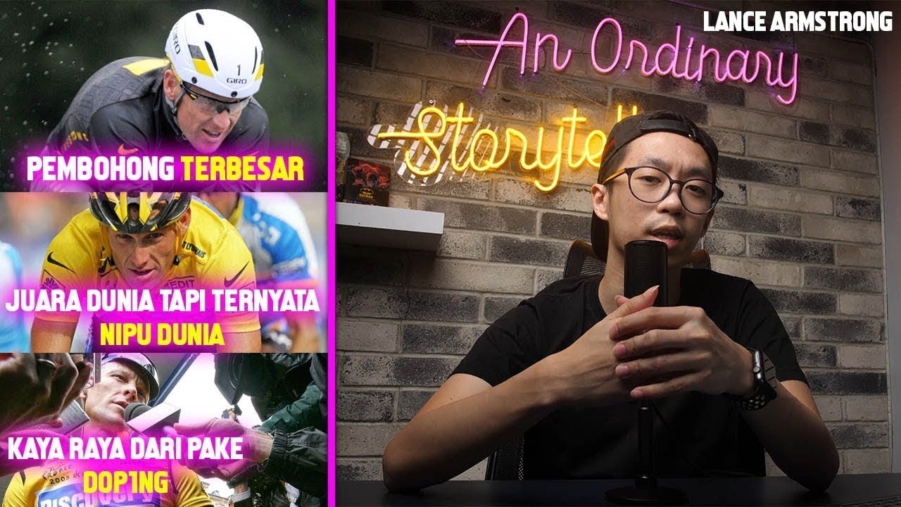 NIPU SELURUH FANS DI DUNIA SEPEDA, SEMUA TAKUT SAMA DIA | Lance Armstrong