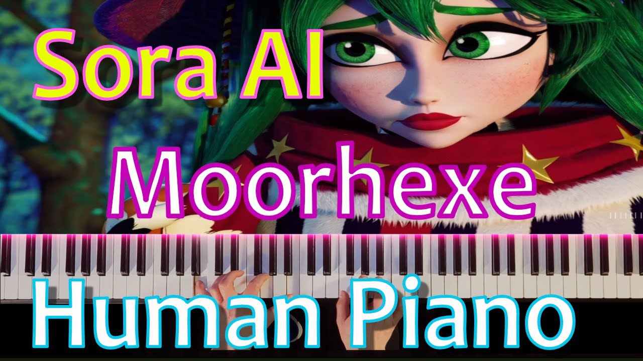 Die alte Moorhexe 🧙‍♀️ | Instrumentalversion zum Mitsingen | Mit Sora AI & Live-Piano