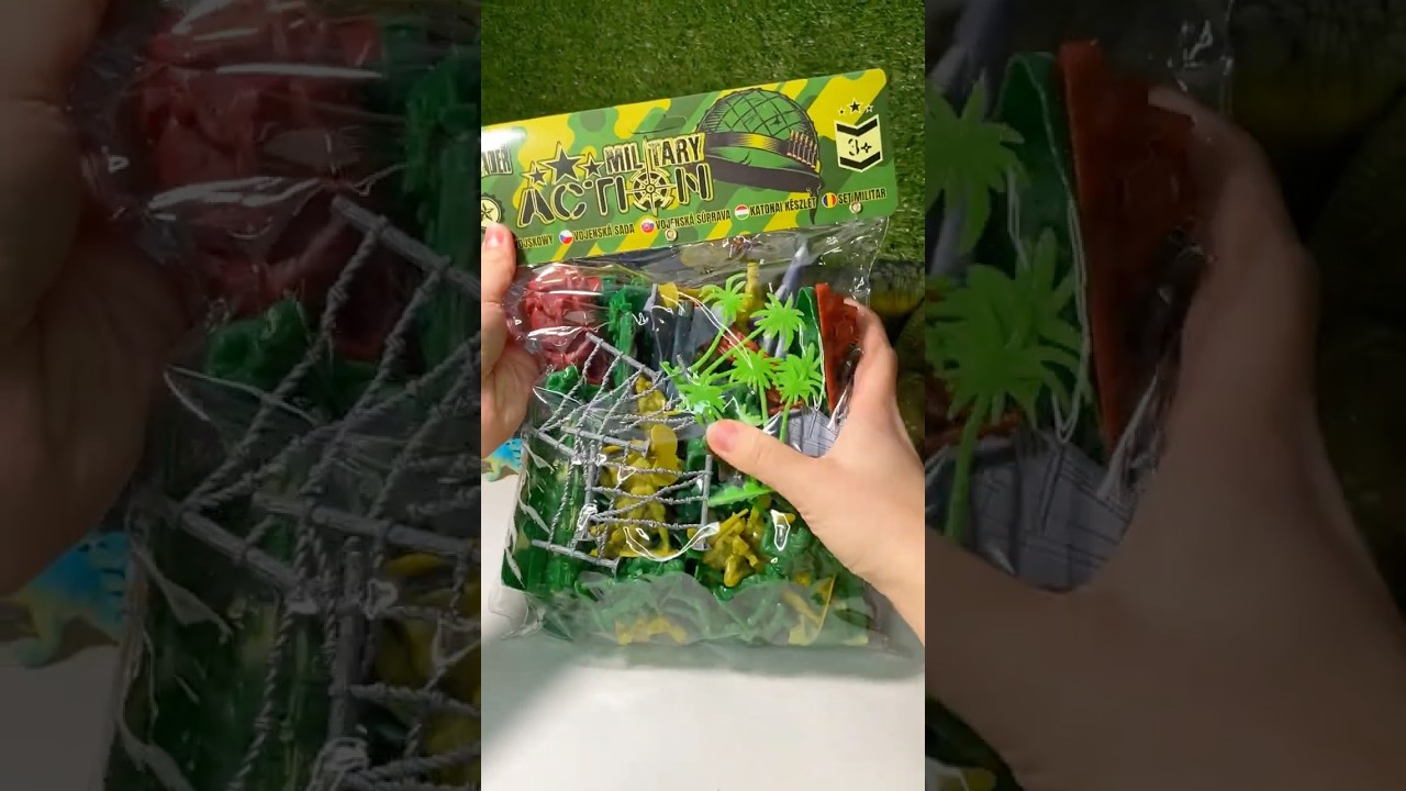 Dinosaur Jurassic World and Soldiers Unboxing ASMR #dinosaur #unboxing #asmr #satisfying