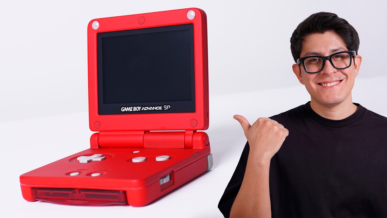 Cómo pintar y restaurar Gameboy SP Rojo mate