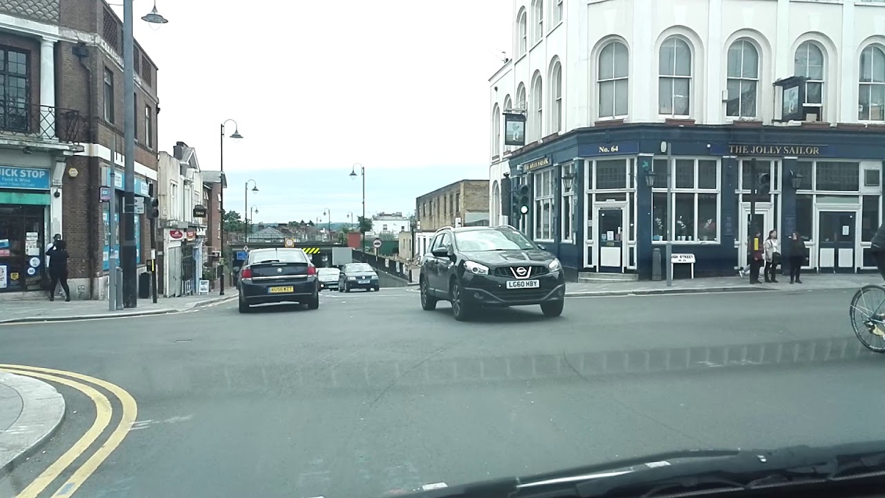Driving from south London to East London using a Sat Nav