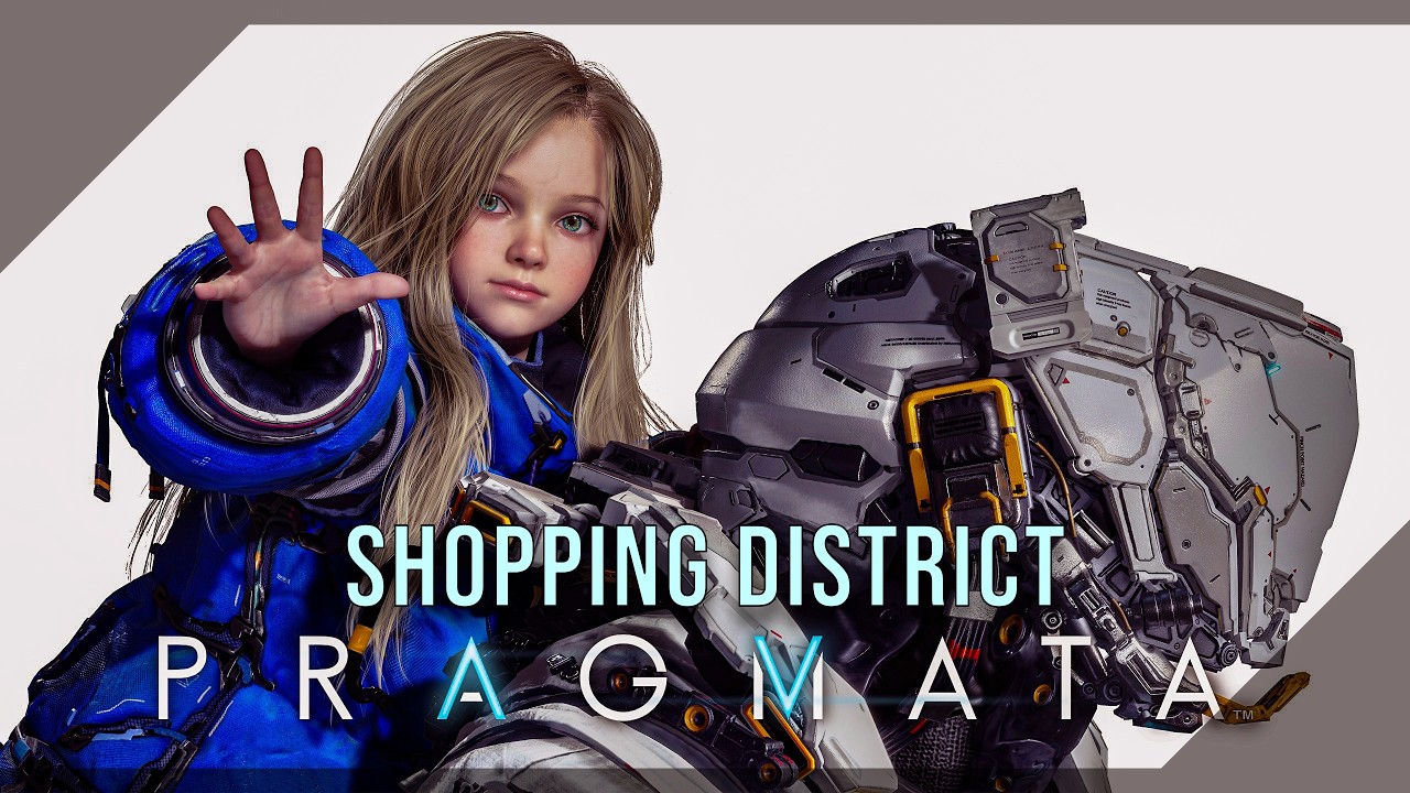 Прохождение игры Pragmata (Standard) на 100%, часть 2: Торговый район