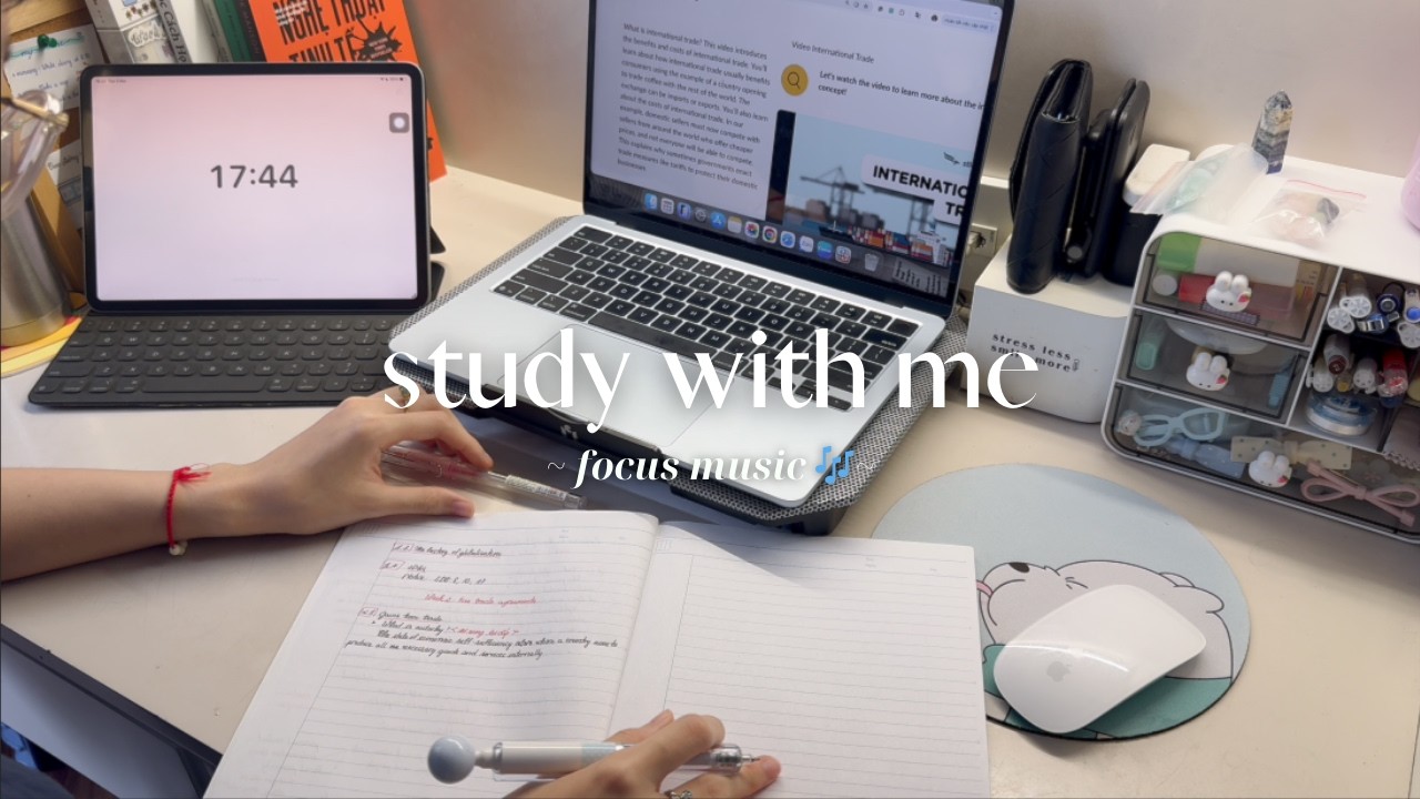 Study With Me 🩵 25 mins | focus music 🎶 | real time ⏳