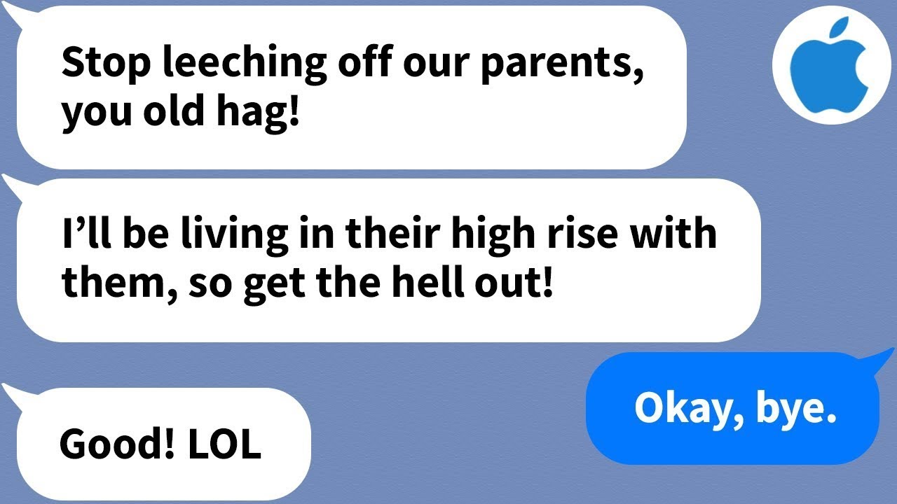 【Apple】Sister: "Get Out Parasite!" So I left the high-rise that I owned... Then...