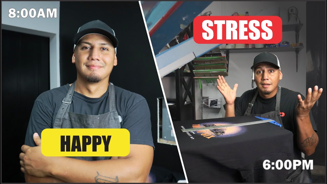 A day In the Life of a Professional T-shirt Maker!