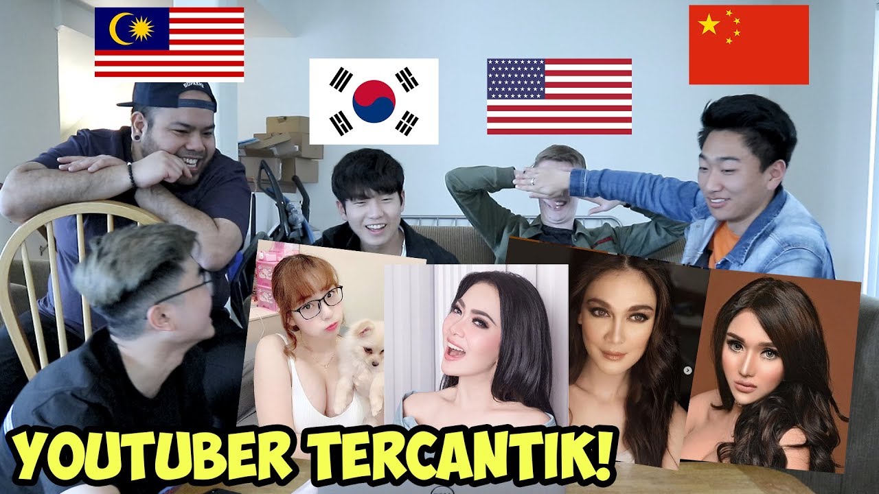 REAKSI COWOK GANTENG LUAR NEGERI LIAT YOUTUBER & AKTRIS INDONESIA! (LUCINTA LUNA, KIMI HIME, DLL)