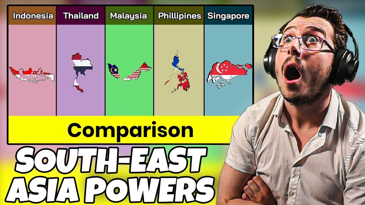 Comparing 5 Countries in Southeast Asia 🇮🇩🇹🇭🇲🇾🇵🇭🇸🇬 | Reaction Video!