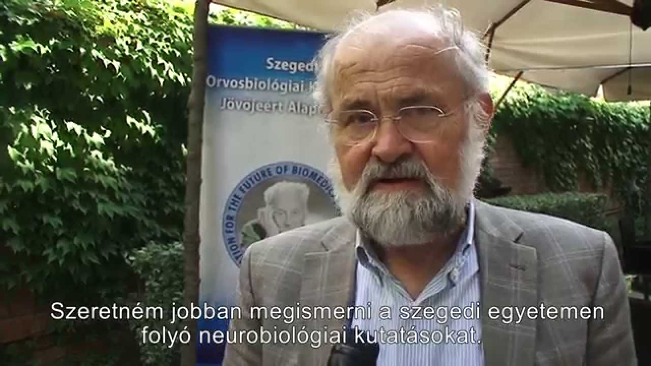 Erwin Neher &eacute;s feles&eacute;ge Szegeden