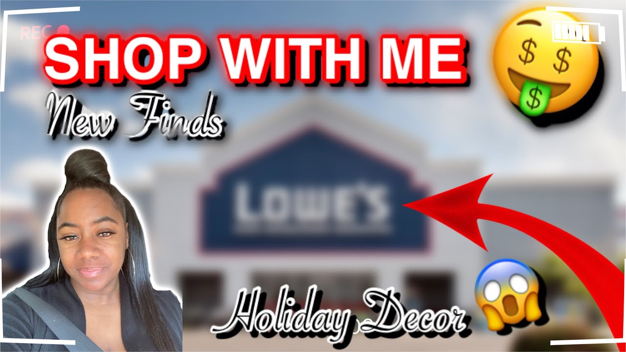 🌟NEW FINDS🌟 SHOP WITH ME AT LOWES | NEW HOLIDAY DECOR ￼🤩 | SHOPPING HAUL 🛒 |  #walkthrough