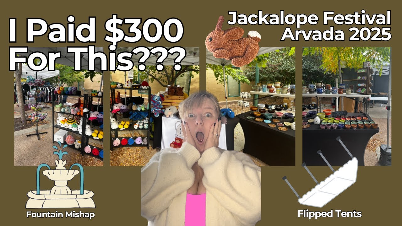 I Paid $300 for THIS Market?! 😱 Wind Chaos, Tent Fountains & Unexpected Best Sellers! Jackalope Fest