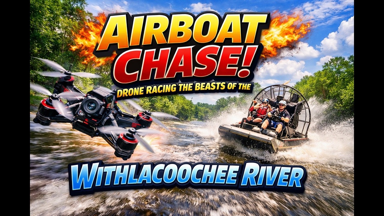 Chasing Airboats on Withlacoochee River