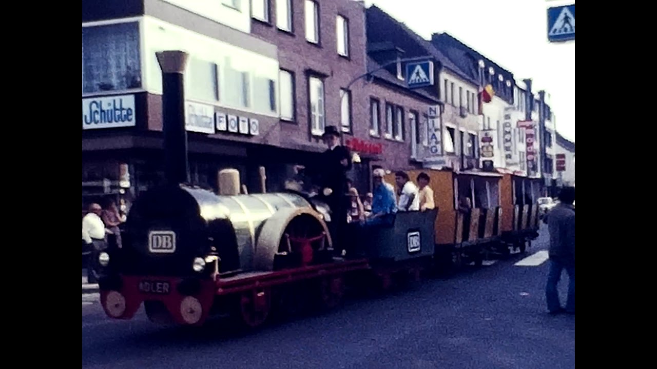 Geldern 1979 zur 750-Jahr-Feier. Private Super8-Aufnahme, kein Ton.