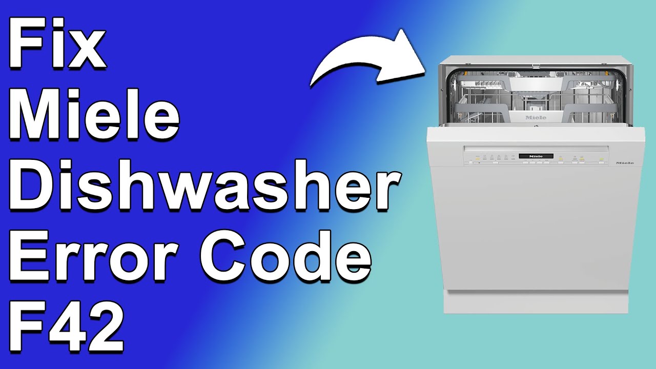 Miele Dishwasher Error Code F42 (What Causes Error F42 And Instant Guide To Fix It)