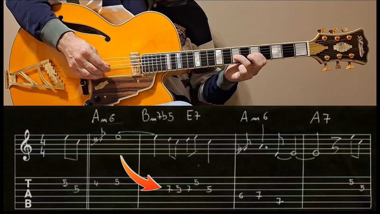 Tutorial Chitarra Jazz: La melodia di Summertime di Gershwin spiegata nel dettaglio con il TABULATO