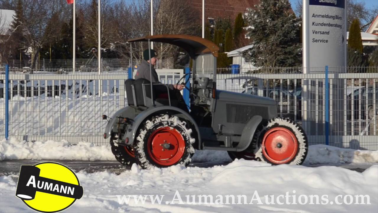 1948 Hanomag Model RL20R Tractor - Oldtimer Muller Traktor Auktion