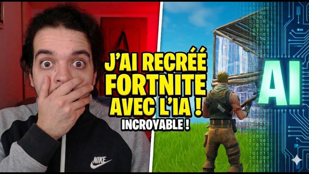 J'ai recréé FORTNITE pour enfin faire TOP 1 (Merci l'IA 🤣)