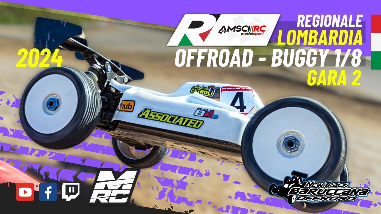 1/8 RC BUGGY NITRO-ECO - GARA 2 - REGIONALE LOMBARDIA 2024 - BARUCCANA