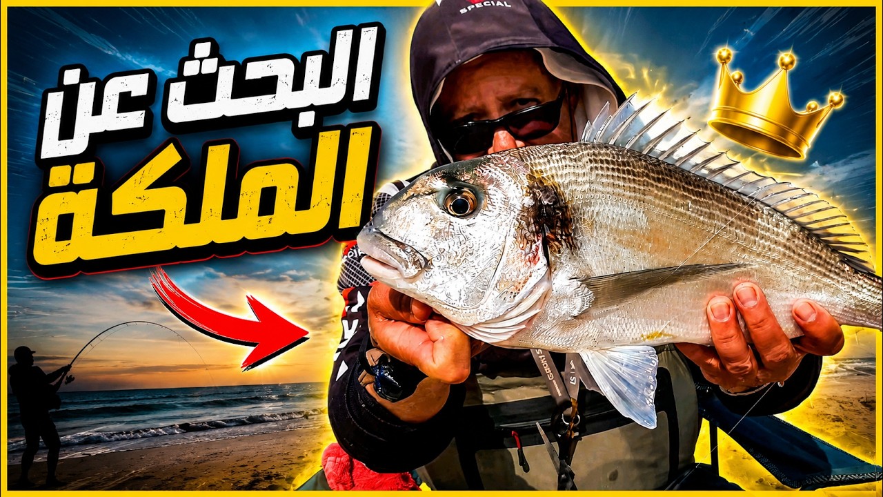 الفيديو الثاني من سلسلة (البحث عن الملكة) أو سمكة الزريقة أو الدورادة أو الدنيس أو المحرقصة dorade