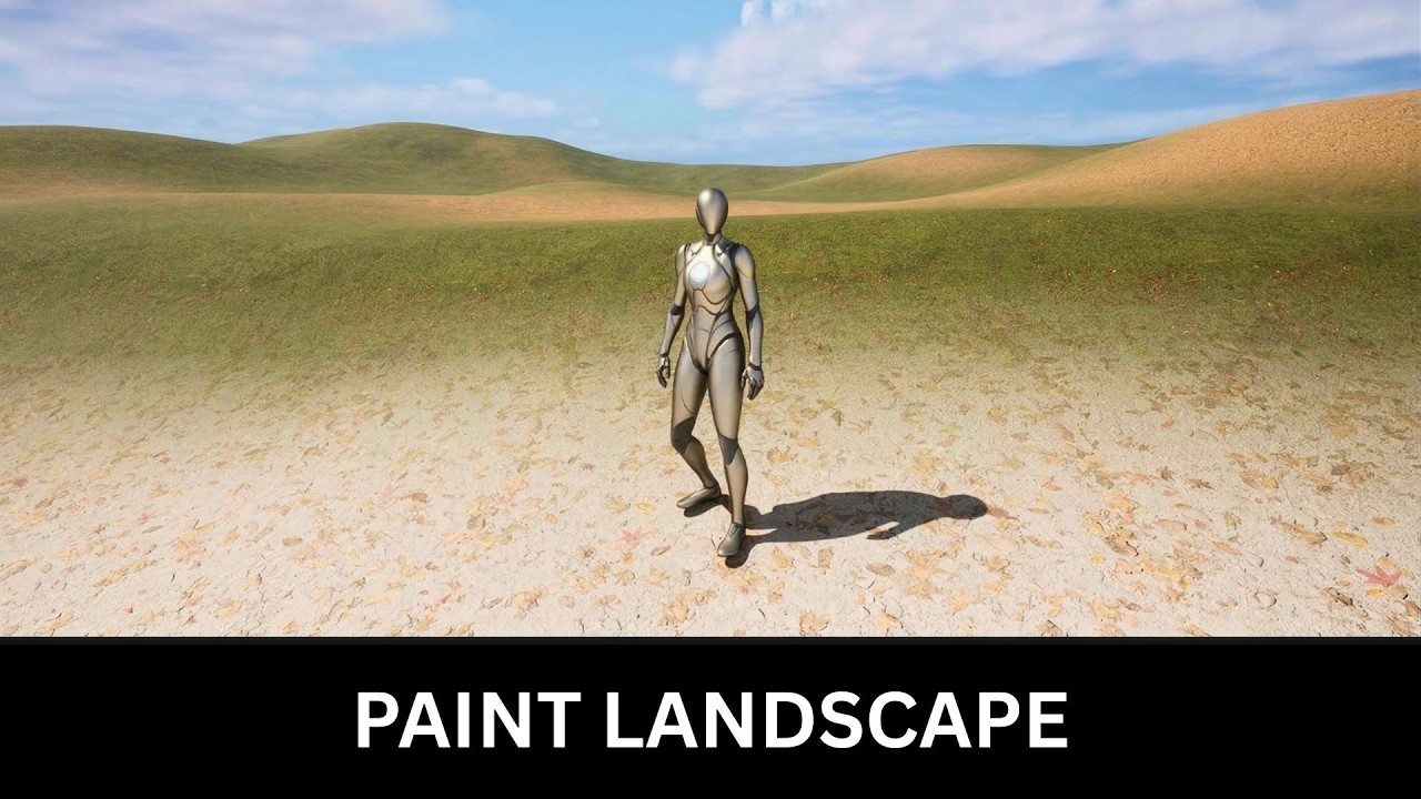 Как нарисовать пейзаж с использованием материалов Megascans в Unreal Engine 5 7
