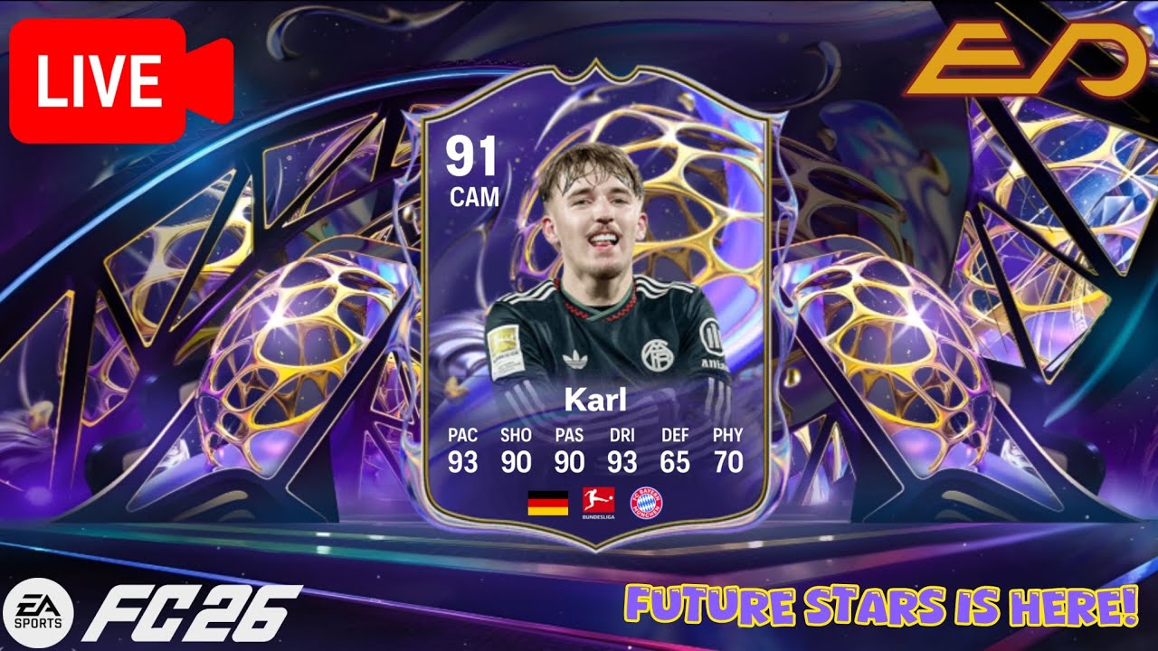 ICON SWAPS GRIND...FUTURE STARS TEAM 2! EAFC 26 LIVESTREAM