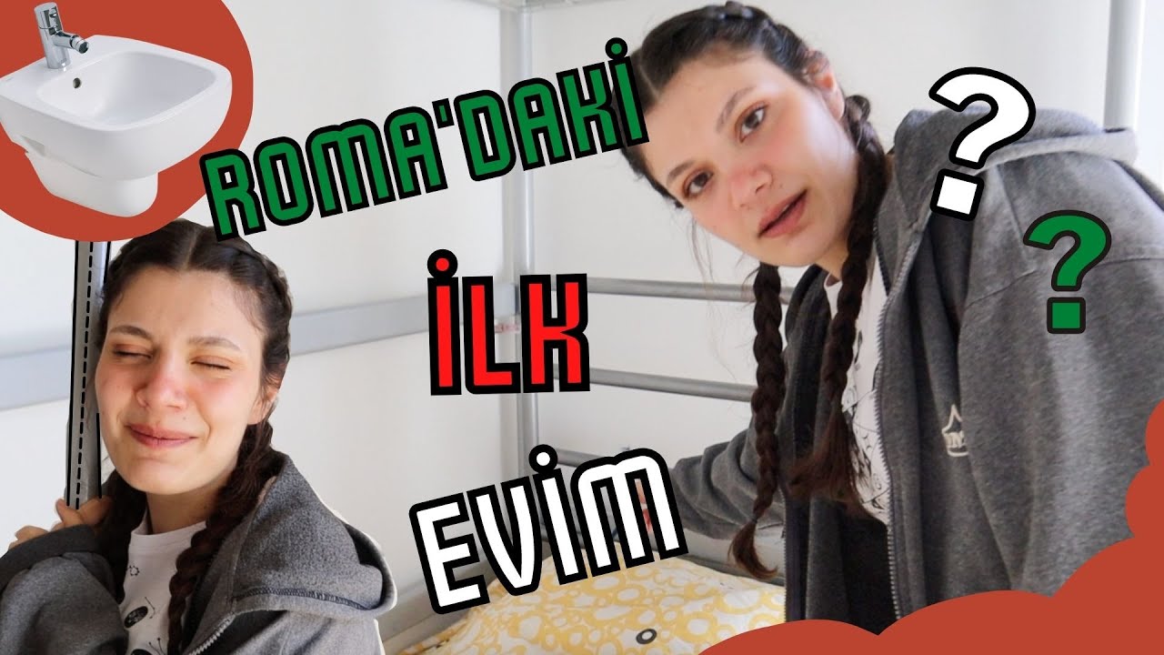 İtalya'daki TEK KYK YURDU🥲 Roma'daki İLK EVİM