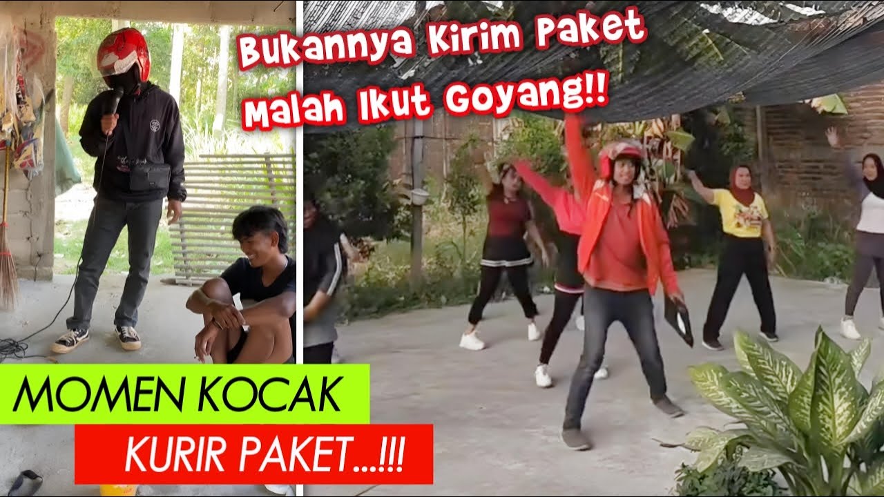 Bukannya Kirim Paket Malah Ikutan Senam..!! Inilah Deretan Kelakuan NGakak Kurir PAKET