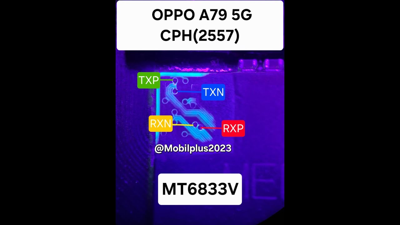 FRP OPPO A79 5G (CPH2557) ISP DRILL CPU BY F64