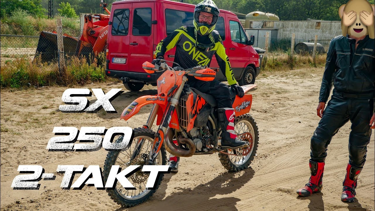💀 KTM SX 250 2-Takt 💀 Motocross als Training für Supermoto 💀