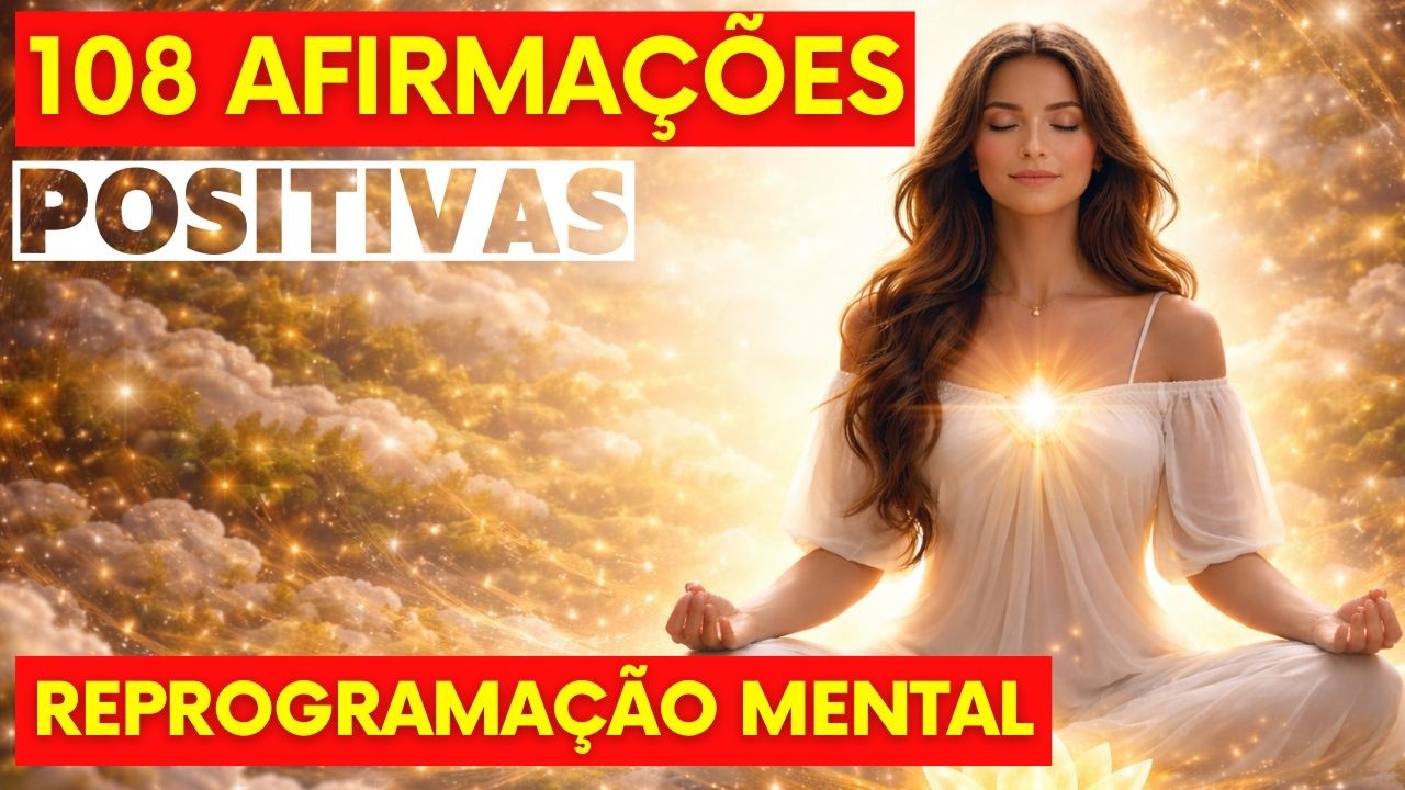 108 AFIRMAÇÕES POSITIVAS para REPROGRAMAR sua MENTE e ATIVAR a PROSPERIDADE PLENA