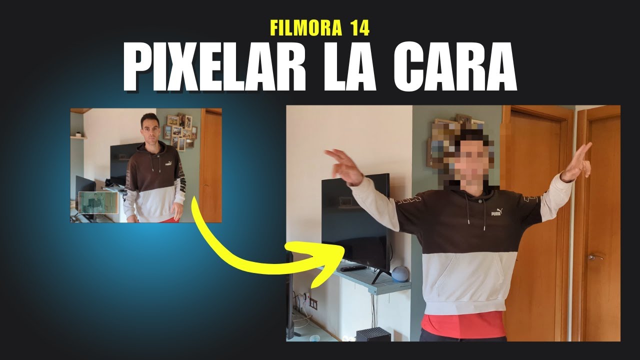 COMO PIXELAR TU CARA FÁCIL -   FILMORA 14