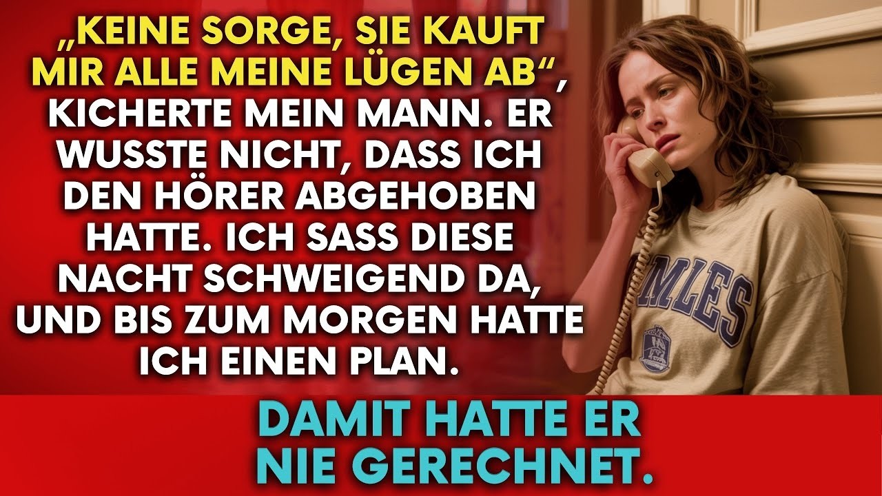 Mein Mann dachte, ich hätte sein Telefonat nicht gehört – aber ich hing in der anderen Leitung