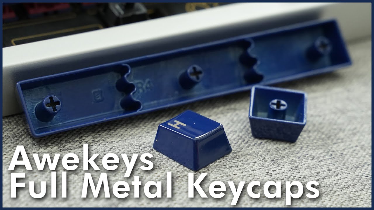 Maximum Thock! | Awekeys Full Metal Keycaps Review