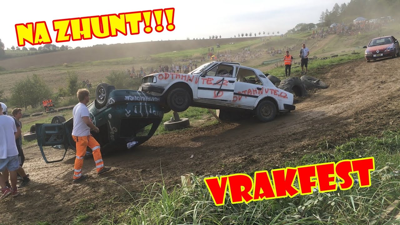 Ekologická likvidace vozu na Vrakfestu
