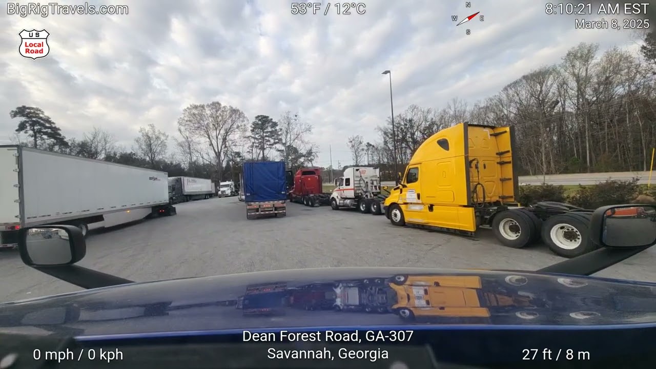 BRT 119: Savannah, Georgia via the Carolinas to Richmond, Virginia - trucking Interstate 95