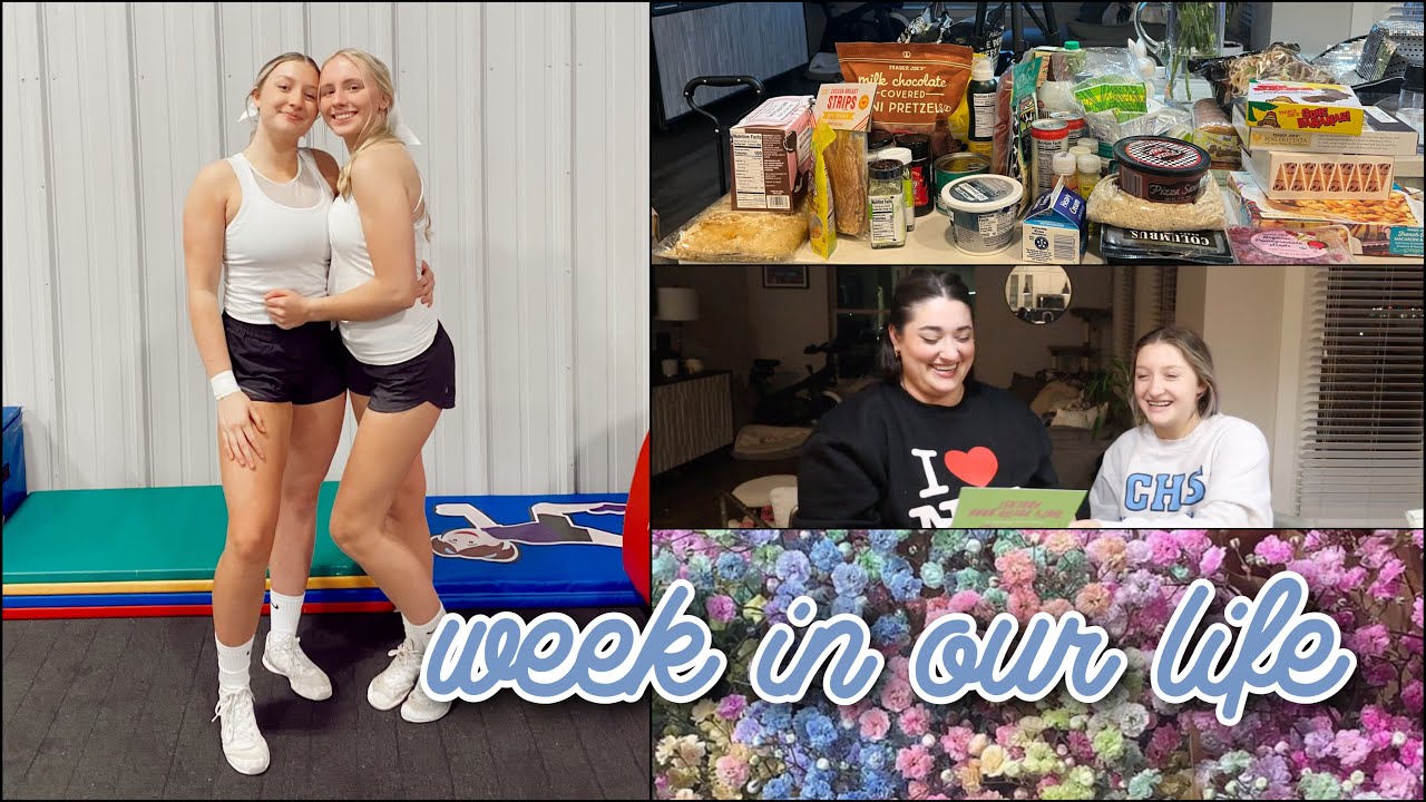 week in our life! cheerleading tryouts and p.o. box haul ❤️