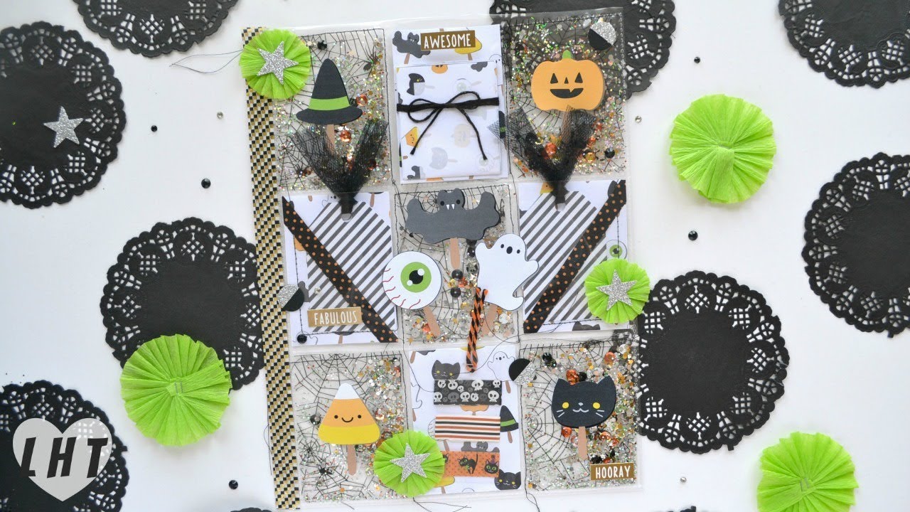 Halloween Pocket Letter - Little Hot Tamale - Pen Pal Ideas - Spooky Ice Cream Treats