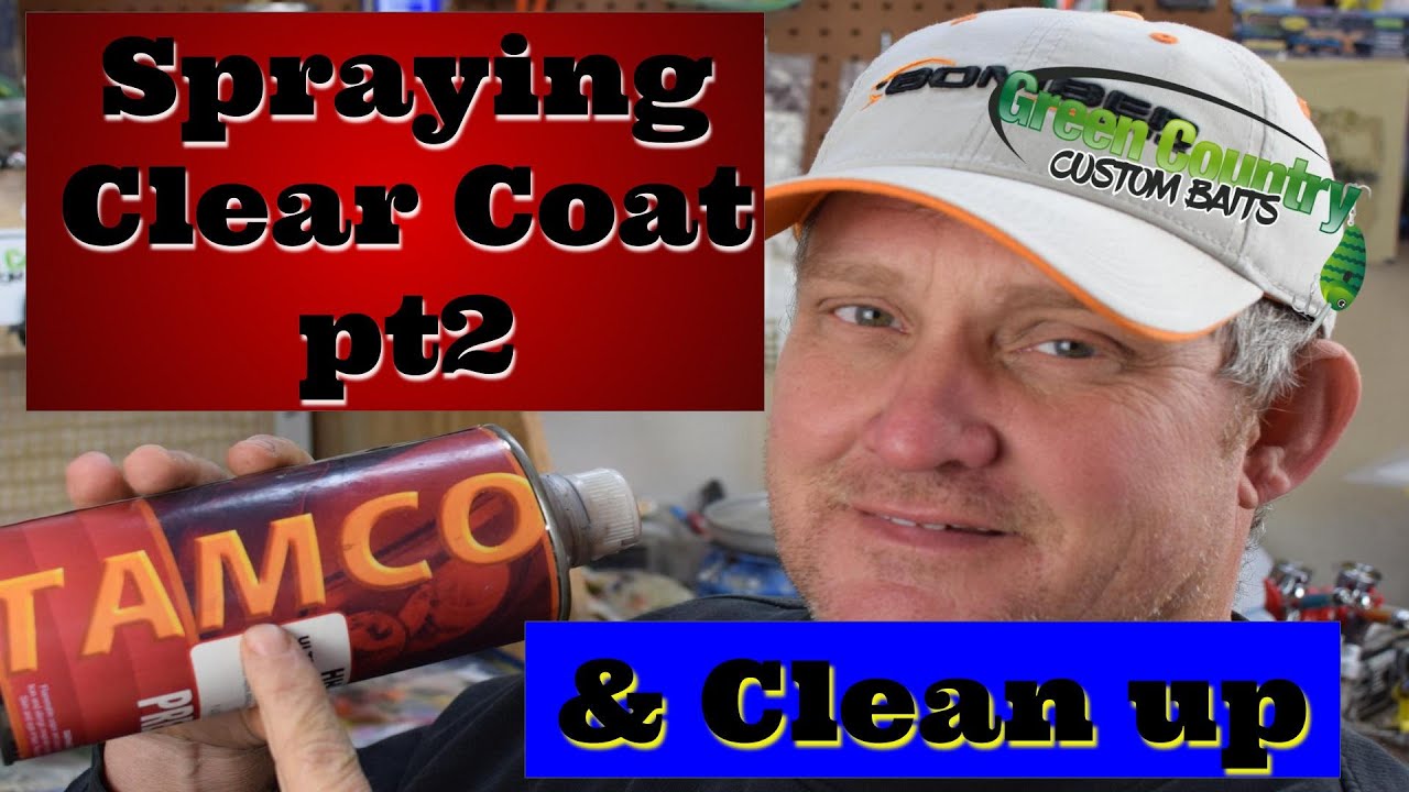 Painting Crankbaits-- Tamco clear coat spray and clean up