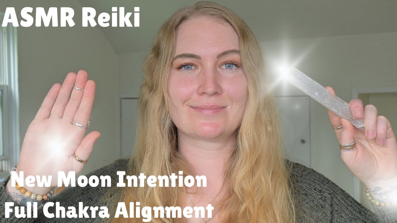 February 2026 New Moon Reset 🌑 ASMR Reiki to Manifest FAST | Full Chakra Alignment