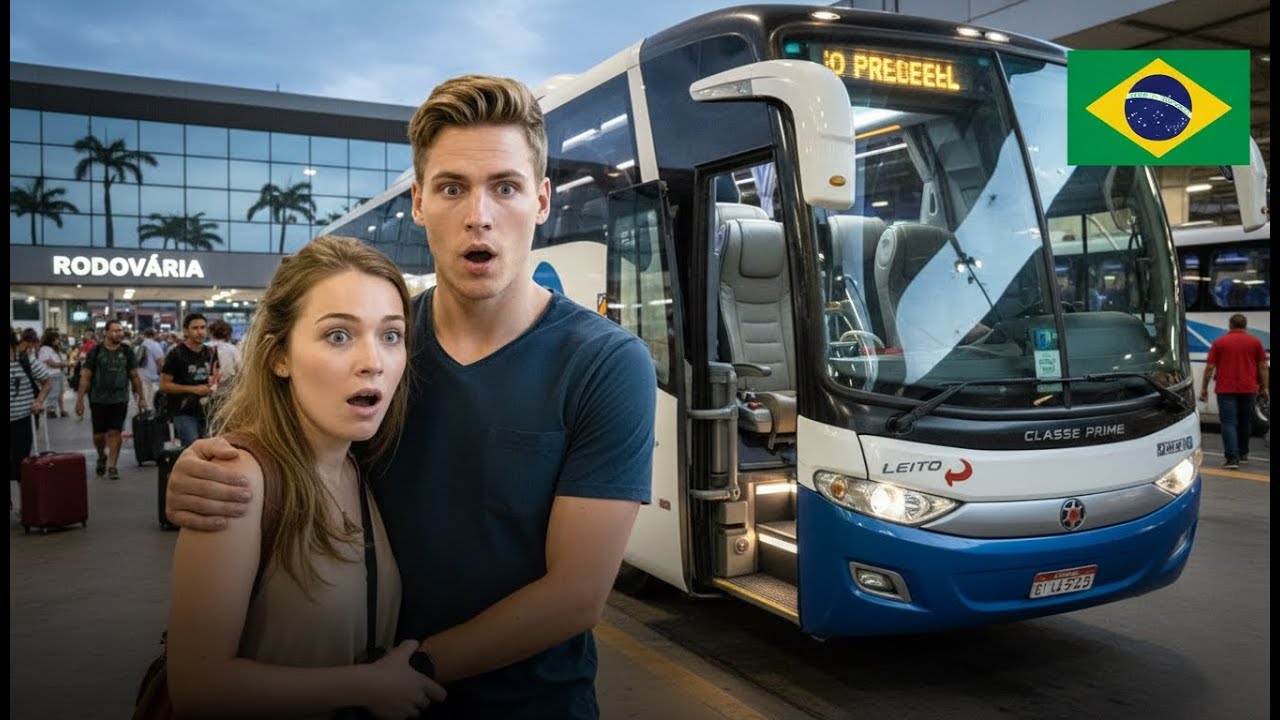 “A tecnologia de transporte do Brasil nos chocou!” Casal polonês fica sem palavras